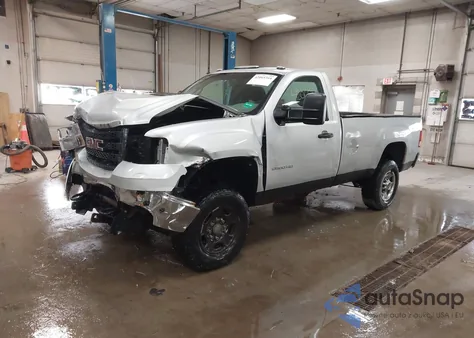 2014 GMC Sierra 2500Hd Work Truck from USA, damaged, VIN 1GT02ZCG2EF155533